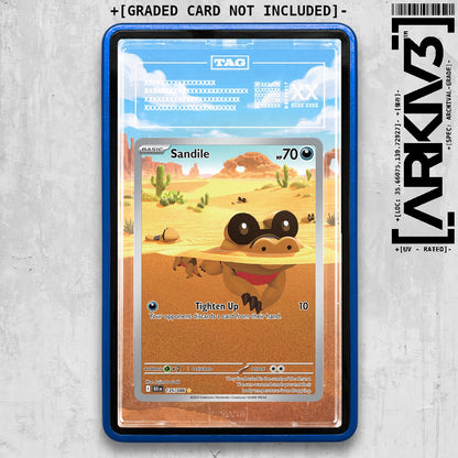 ARKIV3 TAG graded front - Blue