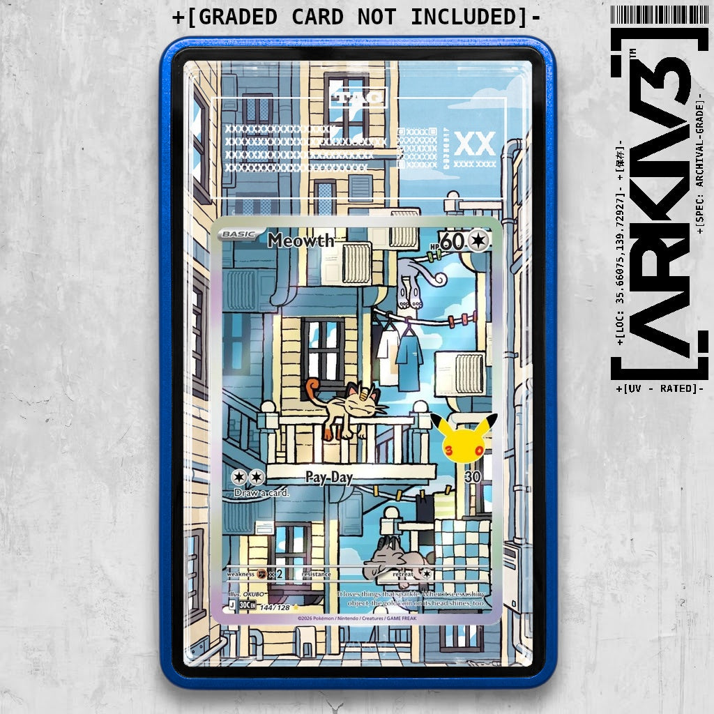 ARKIV3 TAG graded front - Blue