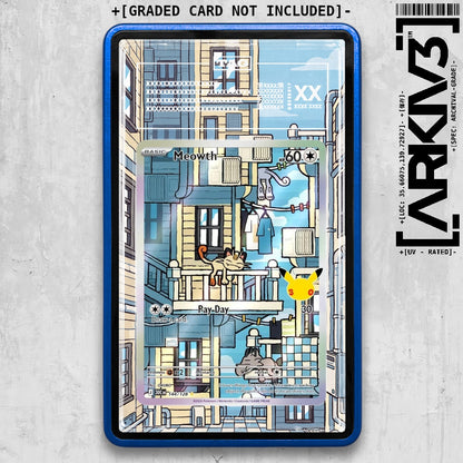 ARKIV3 TAG graded front - Blue