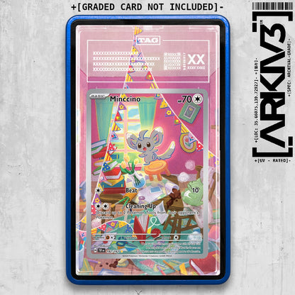 ARKIV3 TAG graded front - Blue