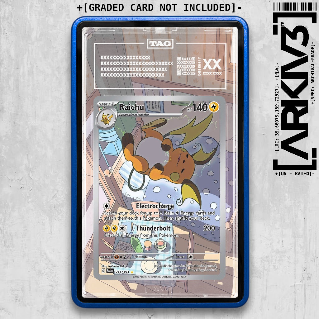 ARKIV3 TAG graded front - Blue