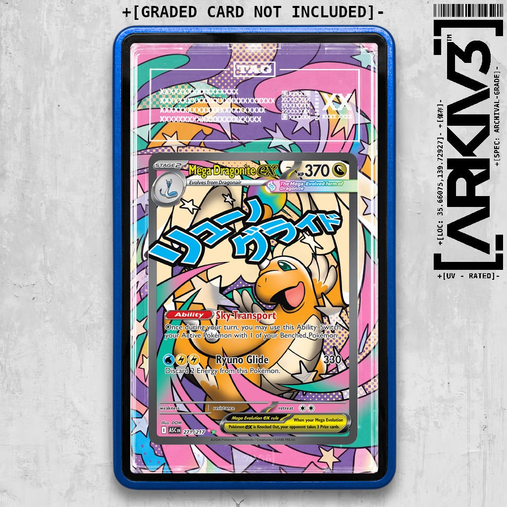 ARKIV3 TAG graded front - Blue