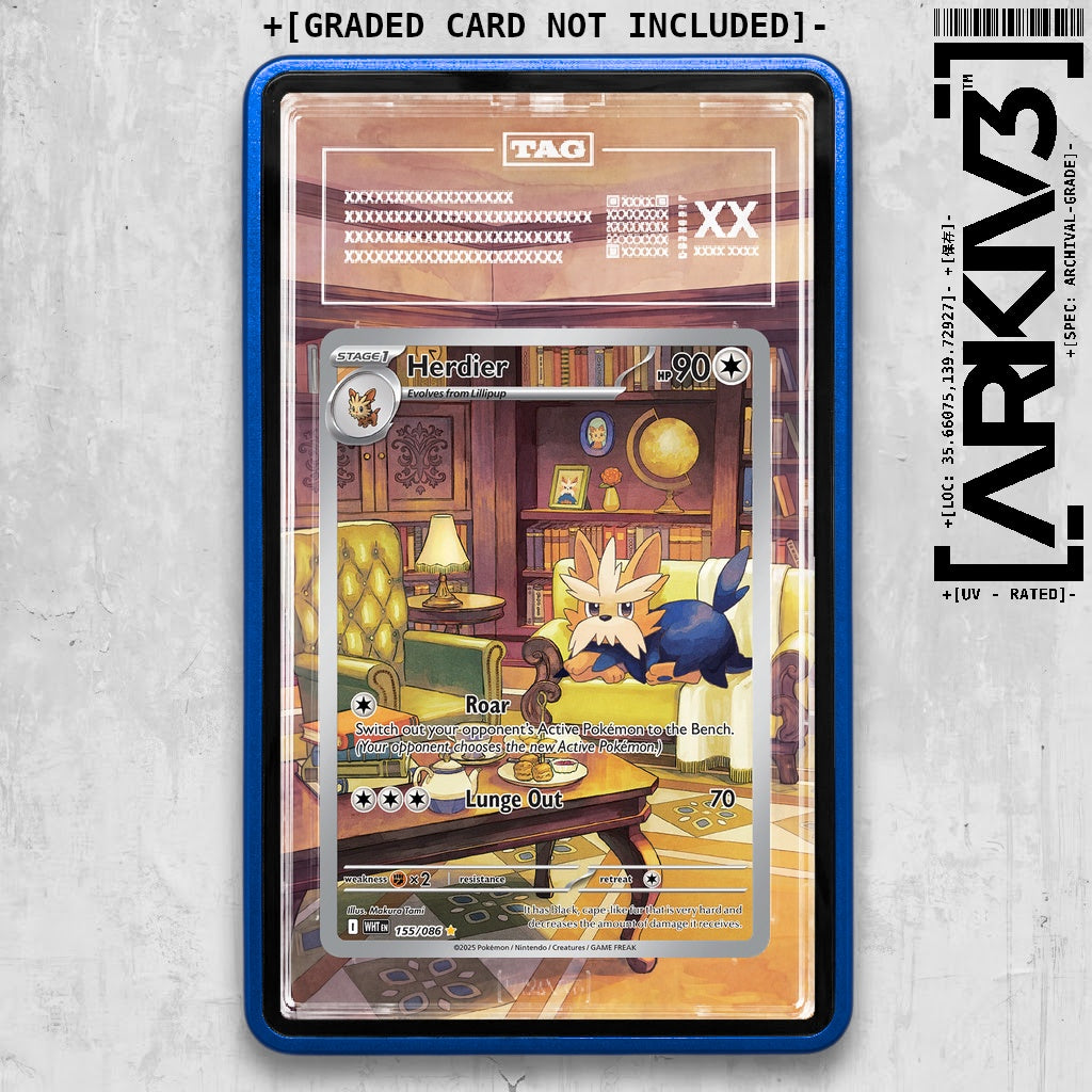 ARKIV3 TAG graded front - Blue