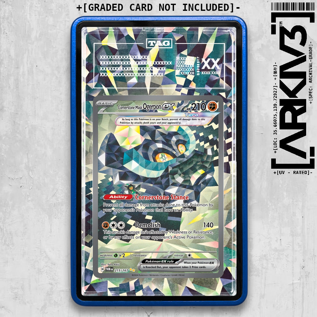 ARKIV3 TAG graded front - Blue