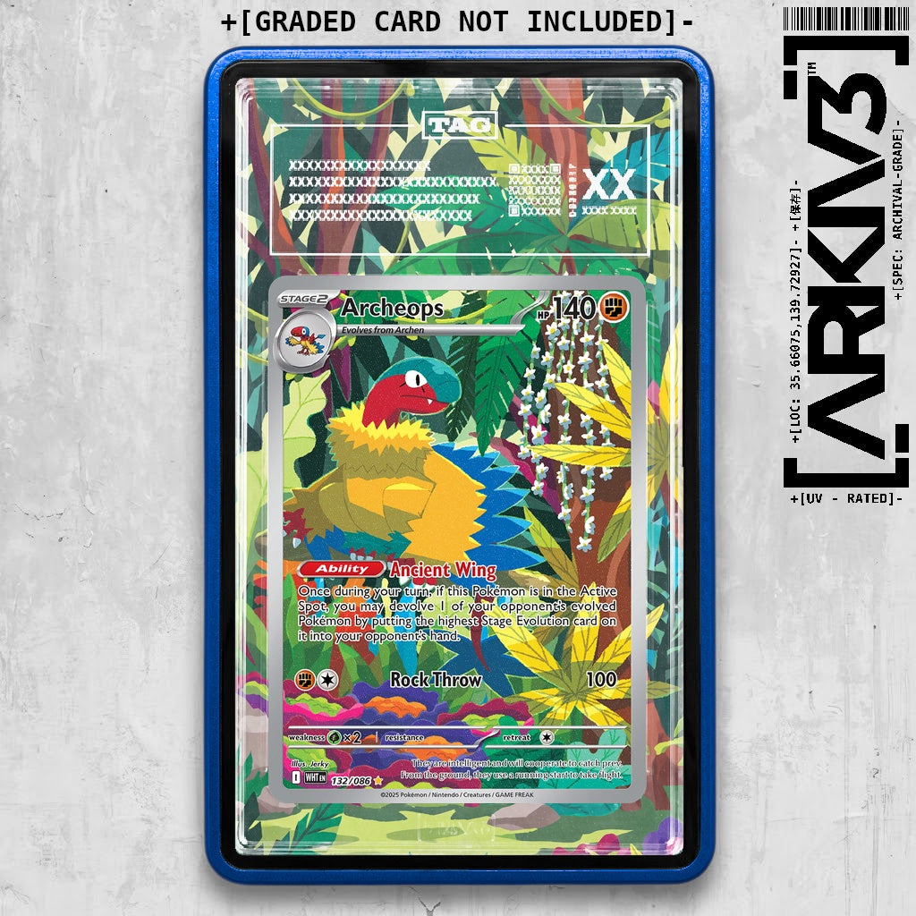 ARKIV3 TAG graded front - Blue