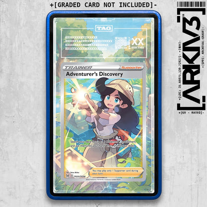 ARKIV3 TAG graded front - Blue