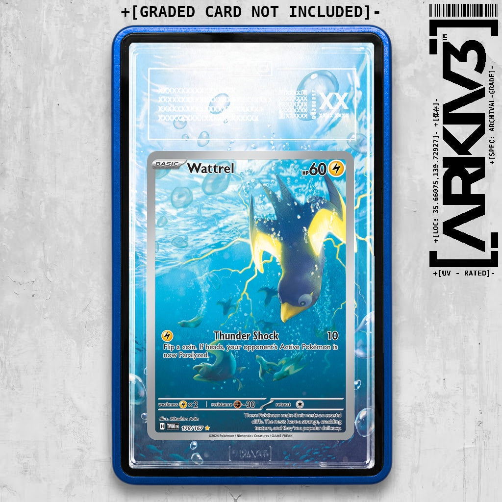 ARKIV3 TAG graded front - Blue