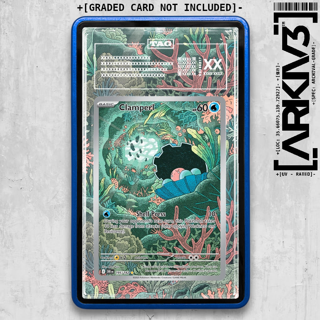 ARKIV3 TAG graded front - Blue