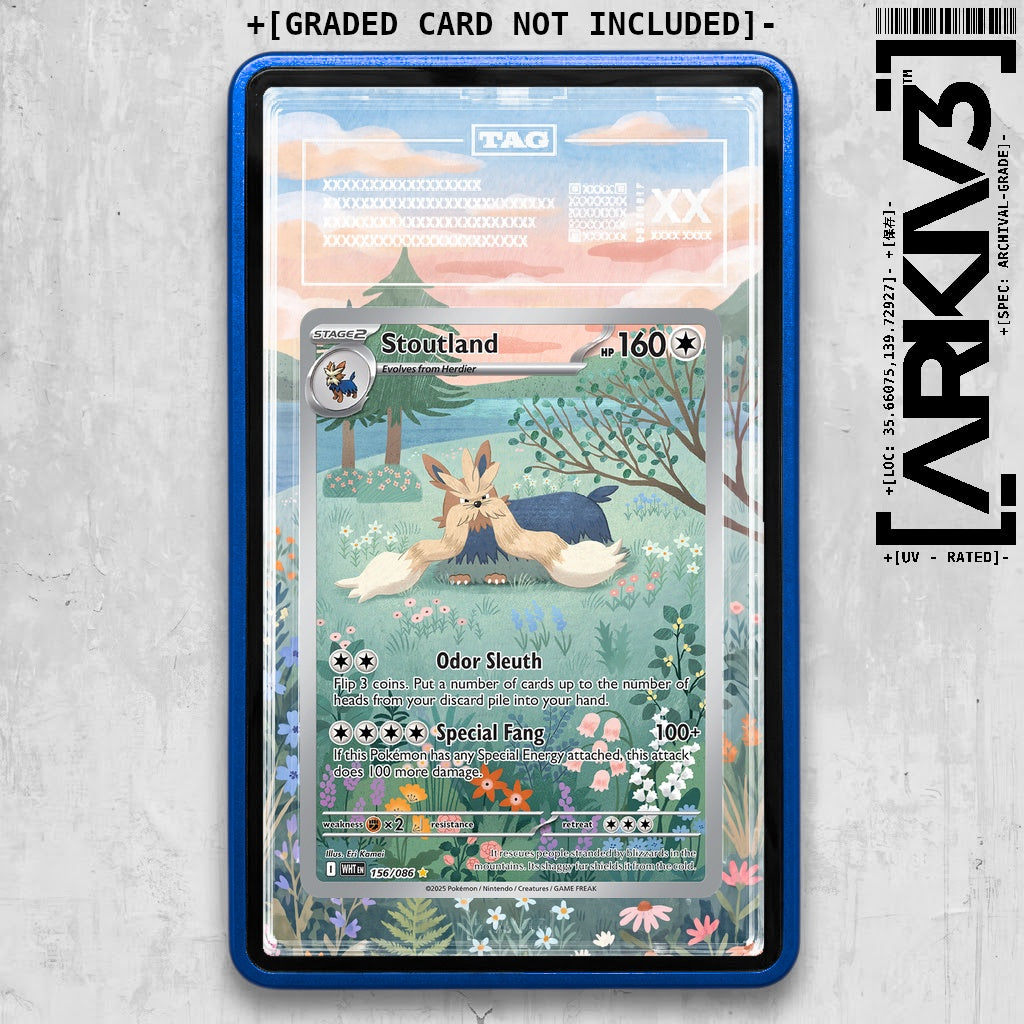 ARKIV3 TAG graded front - Blue