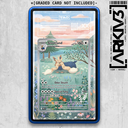 ARKIV3 TAG graded front - Blue