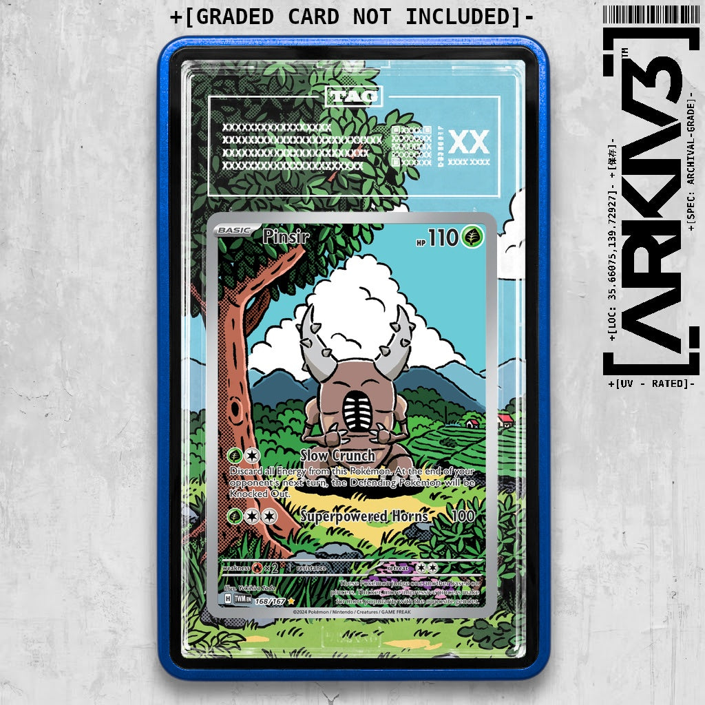 ARKIV3 TAG graded front - Blue