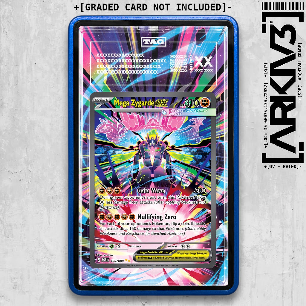 ARKIV3 TAG graded front - Blue