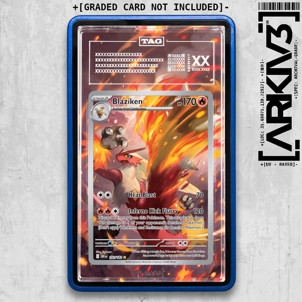ARKIV3 TAG graded front - Blue