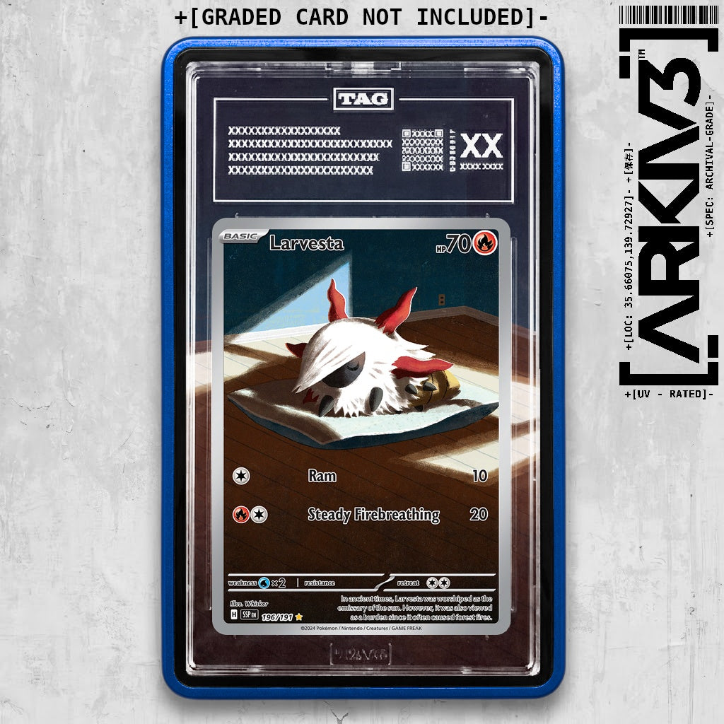 ARKIV3 TAG graded front - Blue