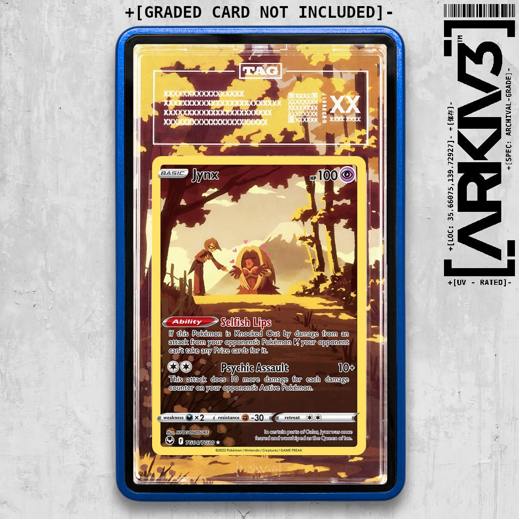 ARKIV3 TAG graded front - Blue