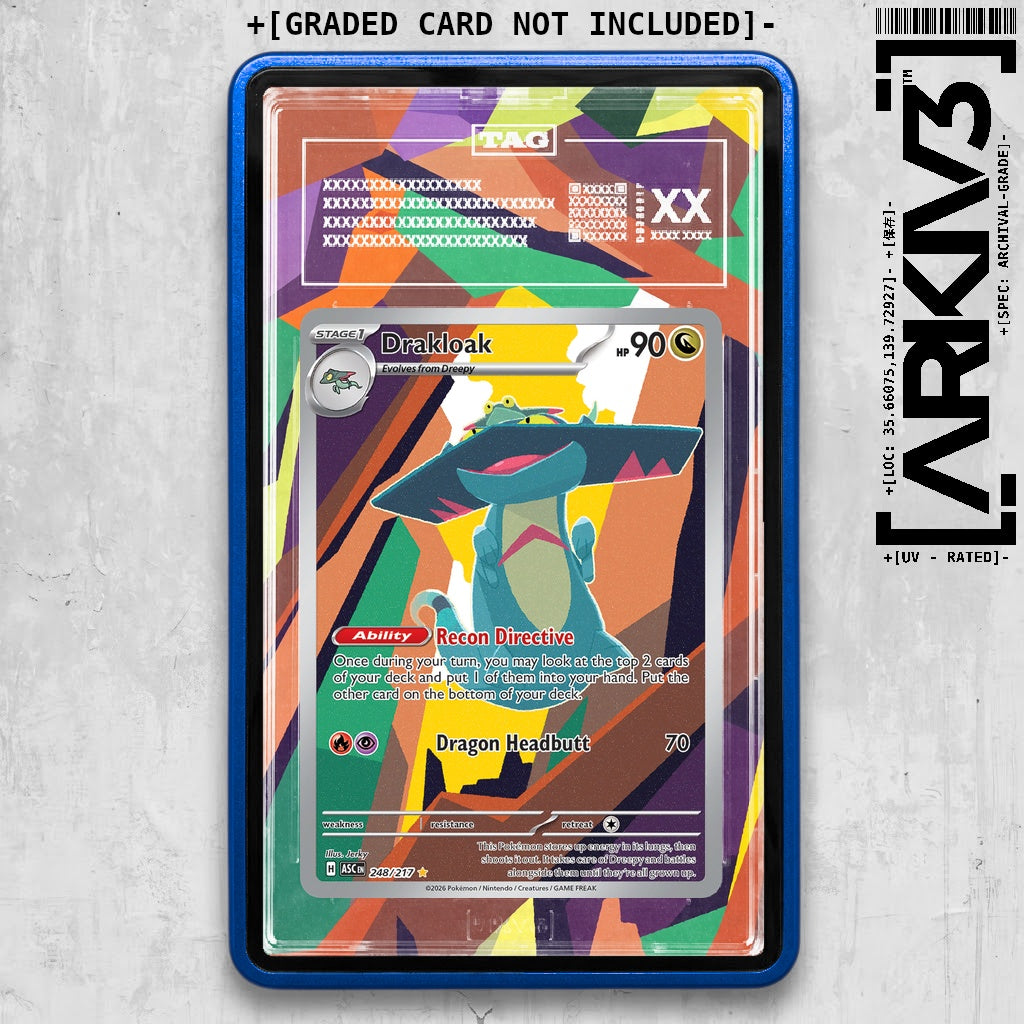 ARKIV3 TAG graded front - Blue