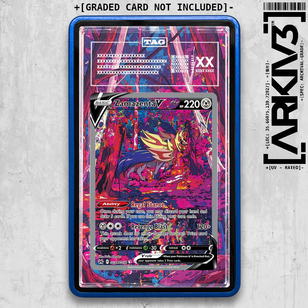 ARKIV3 TAG graded front - Blue