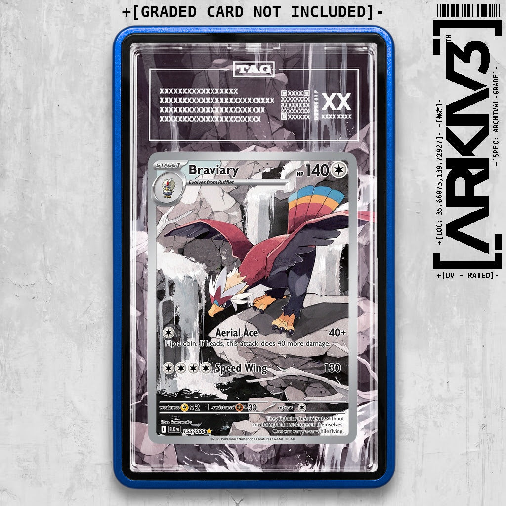 ARKIV3 TAG graded front - Blue
