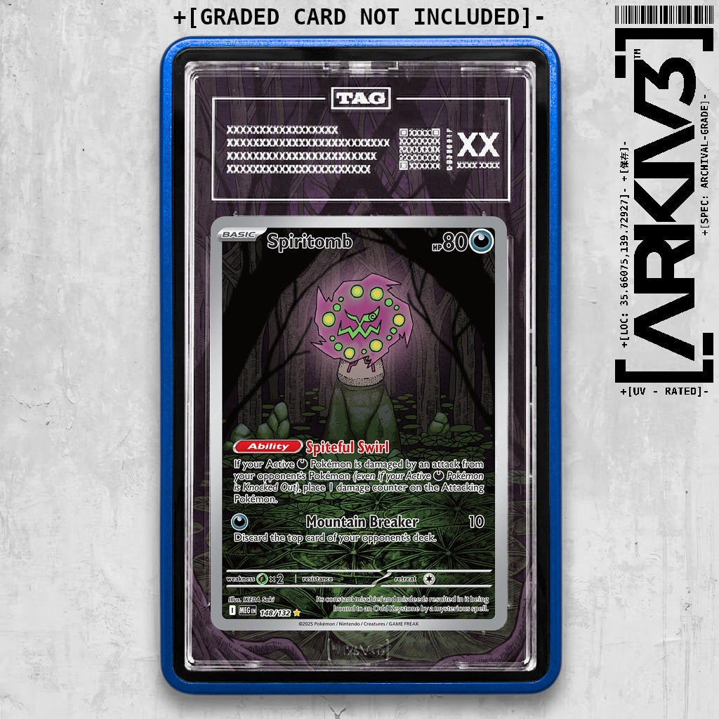 ARKIV3 TAG graded front - Blue
