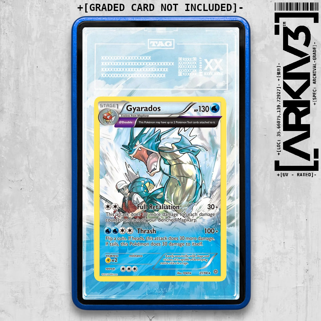 ARKIV3 TAG graded front - Blue