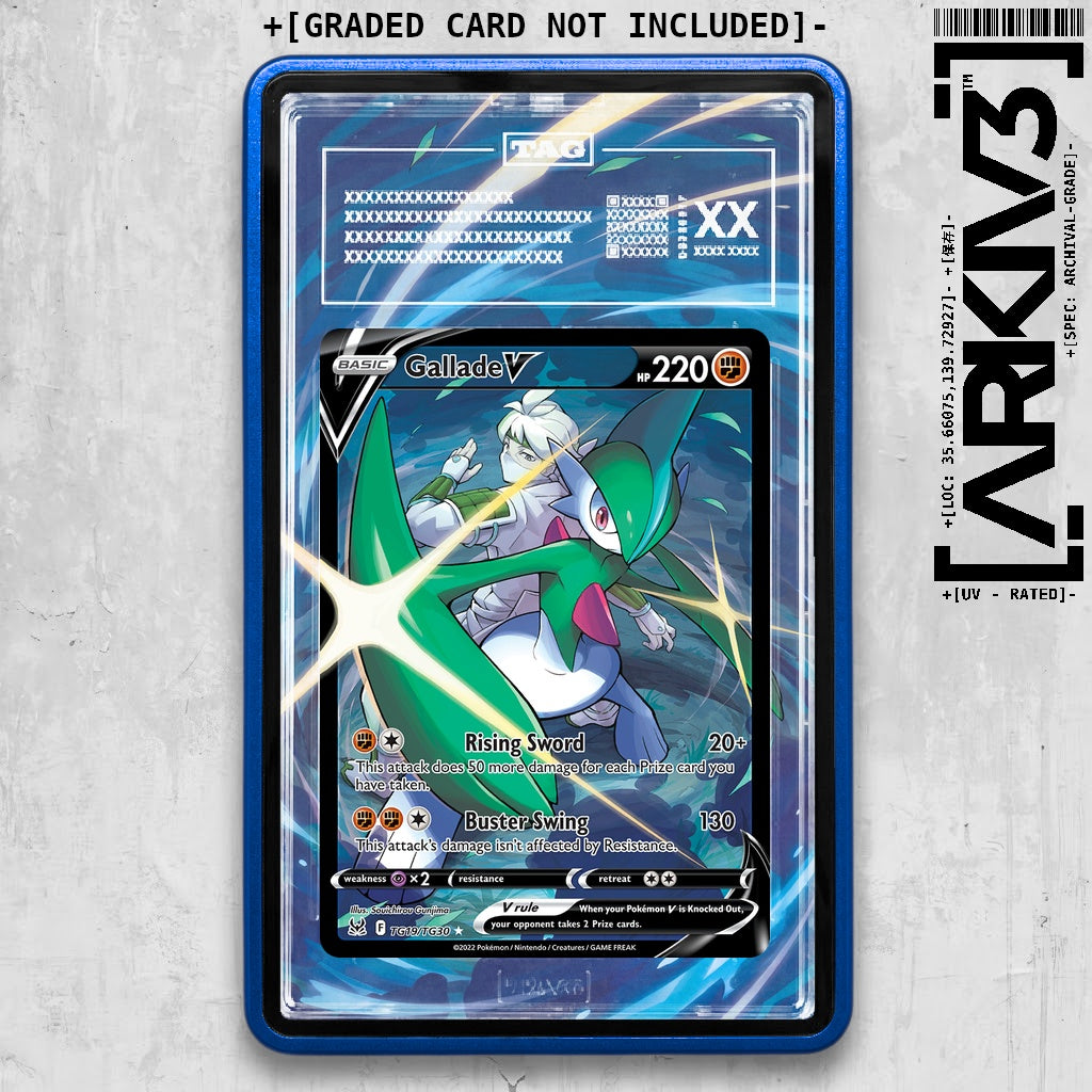 ARKIV3 TAG graded front - Blue