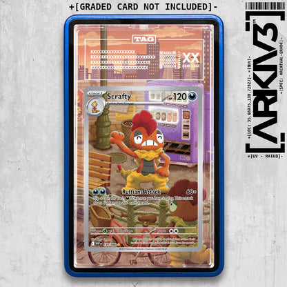 ARKIV3 TAG graded front - Blue