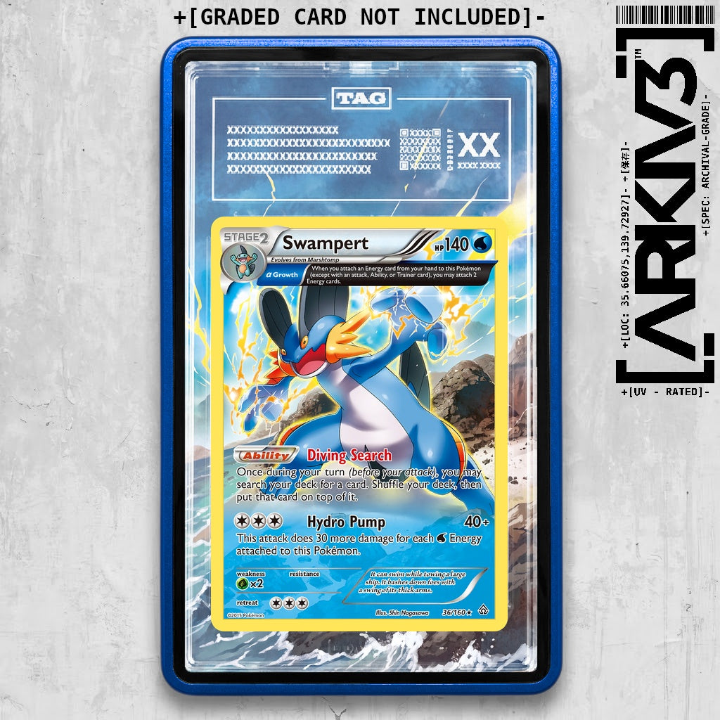 ARKIV3 TAG graded front - Blue