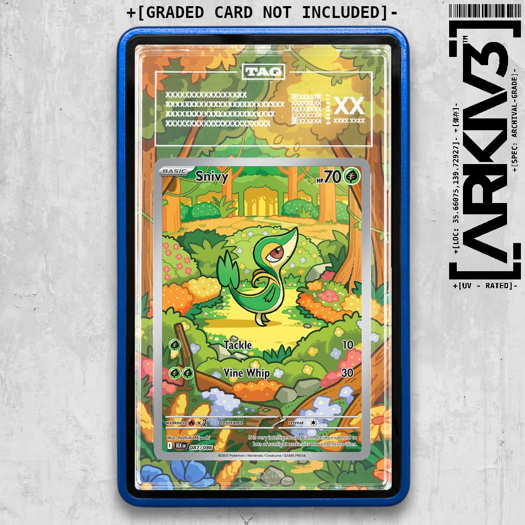 ARKIV3 TAG graded front - Blue