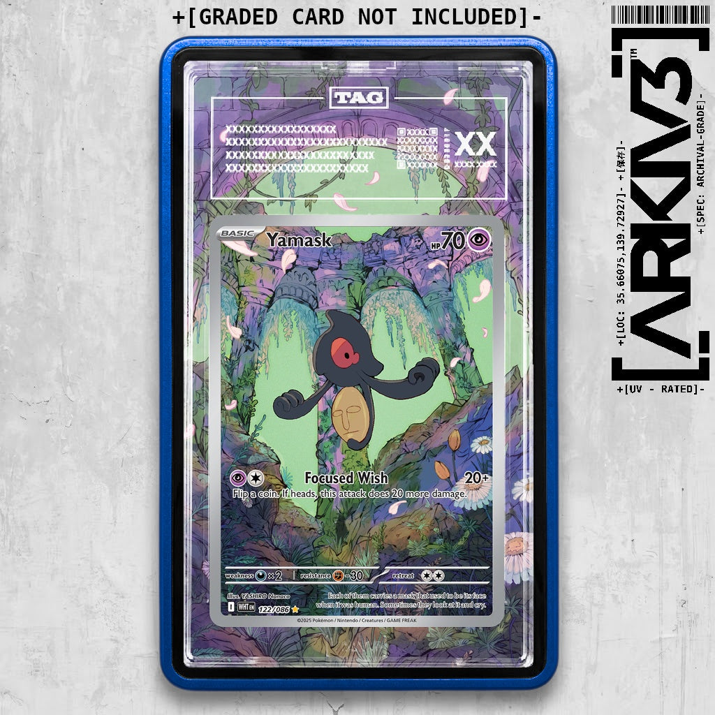 ARKIV3 TAG graded front - Blue