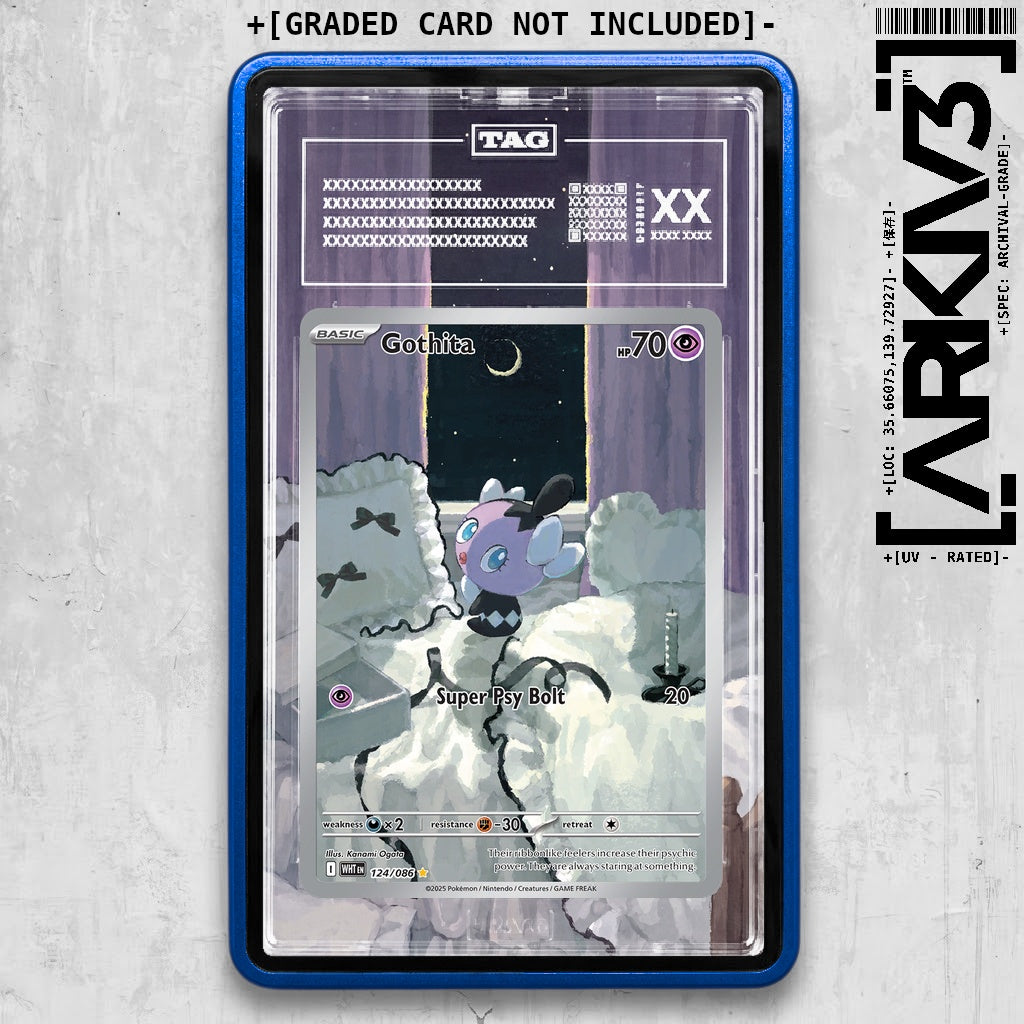 ARKIV3 TAG graded front - Blue