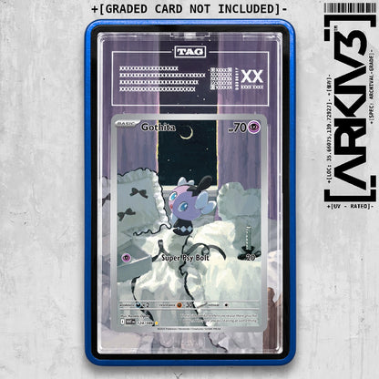 ARKIV3 TAG graded front - Blue