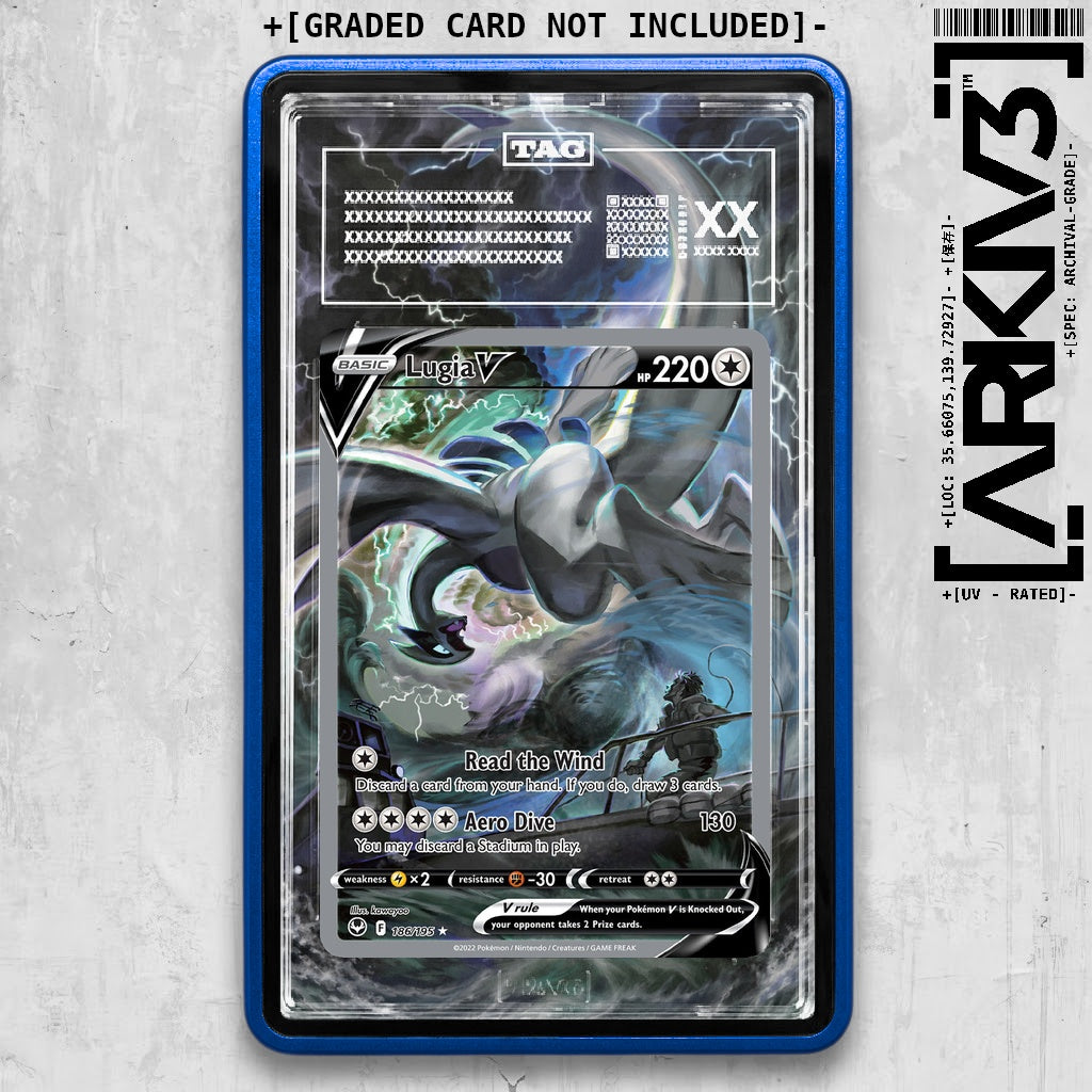 ARKIV3 TAG graded front - Blue