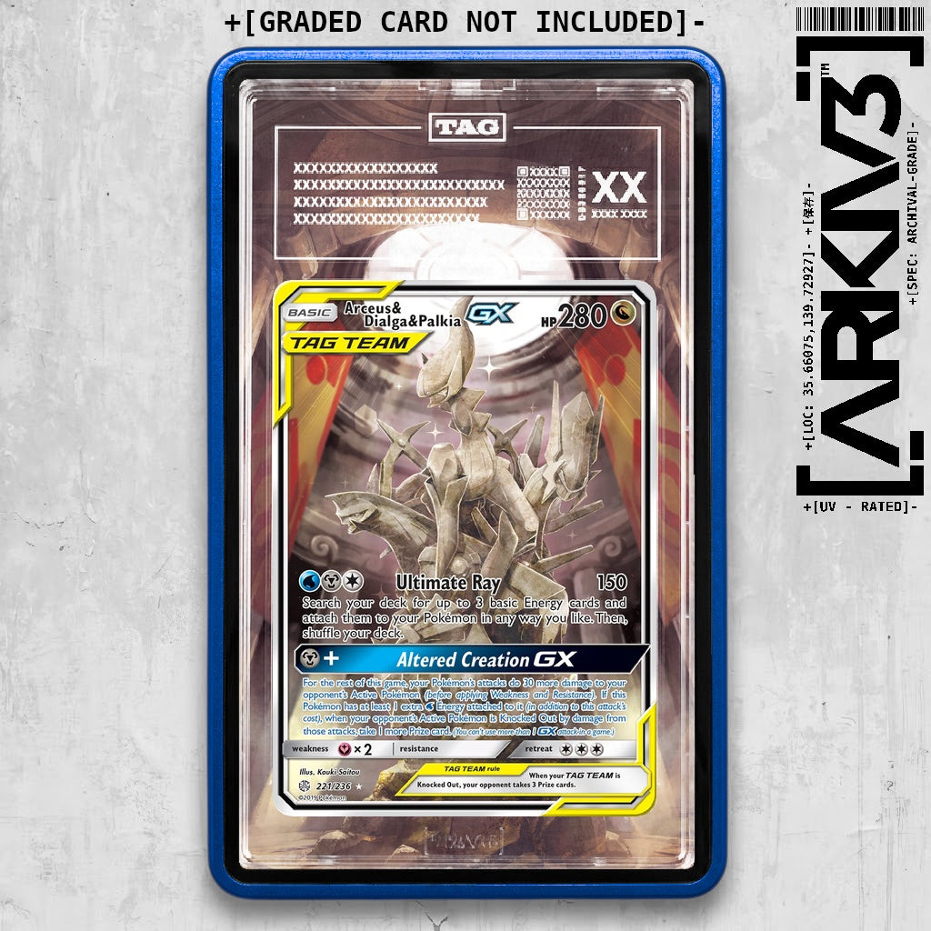 ARKIV3 TAG graded front - Blue