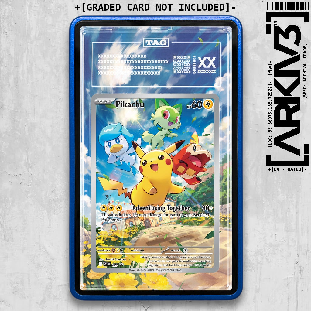 ARKIV3 TAG graded front - Blue
