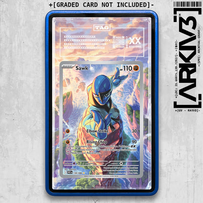 ARKIV3 TAG graded front - Blue