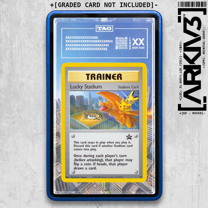 ARKIV3 TAG graded front - Blue