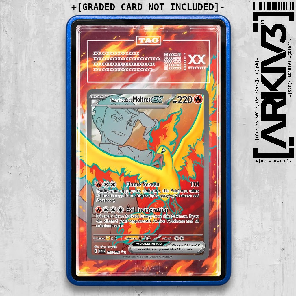 ARKIV3 TAG graded front - Blue
