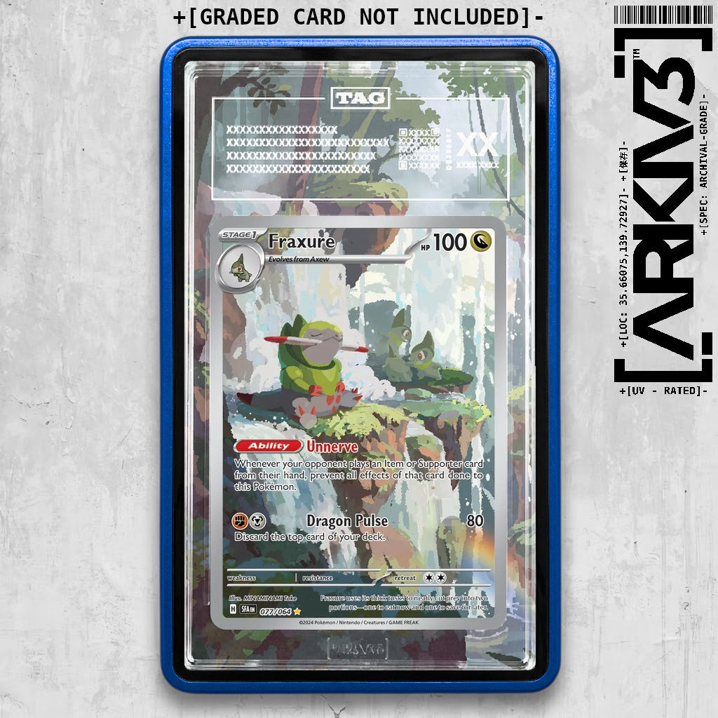 ARKIV3 TAG graded front - Blue