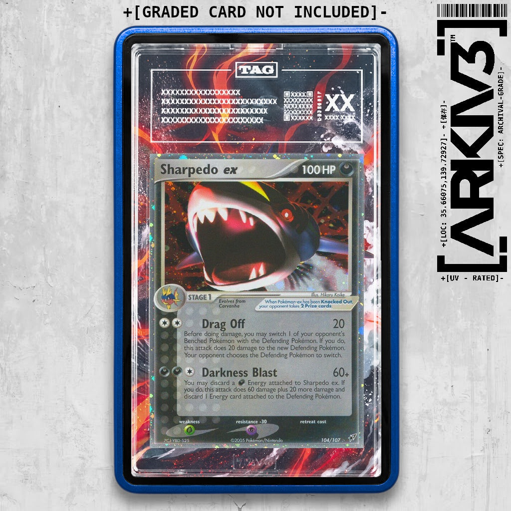 ARKIV3 TAG graded front - Blue