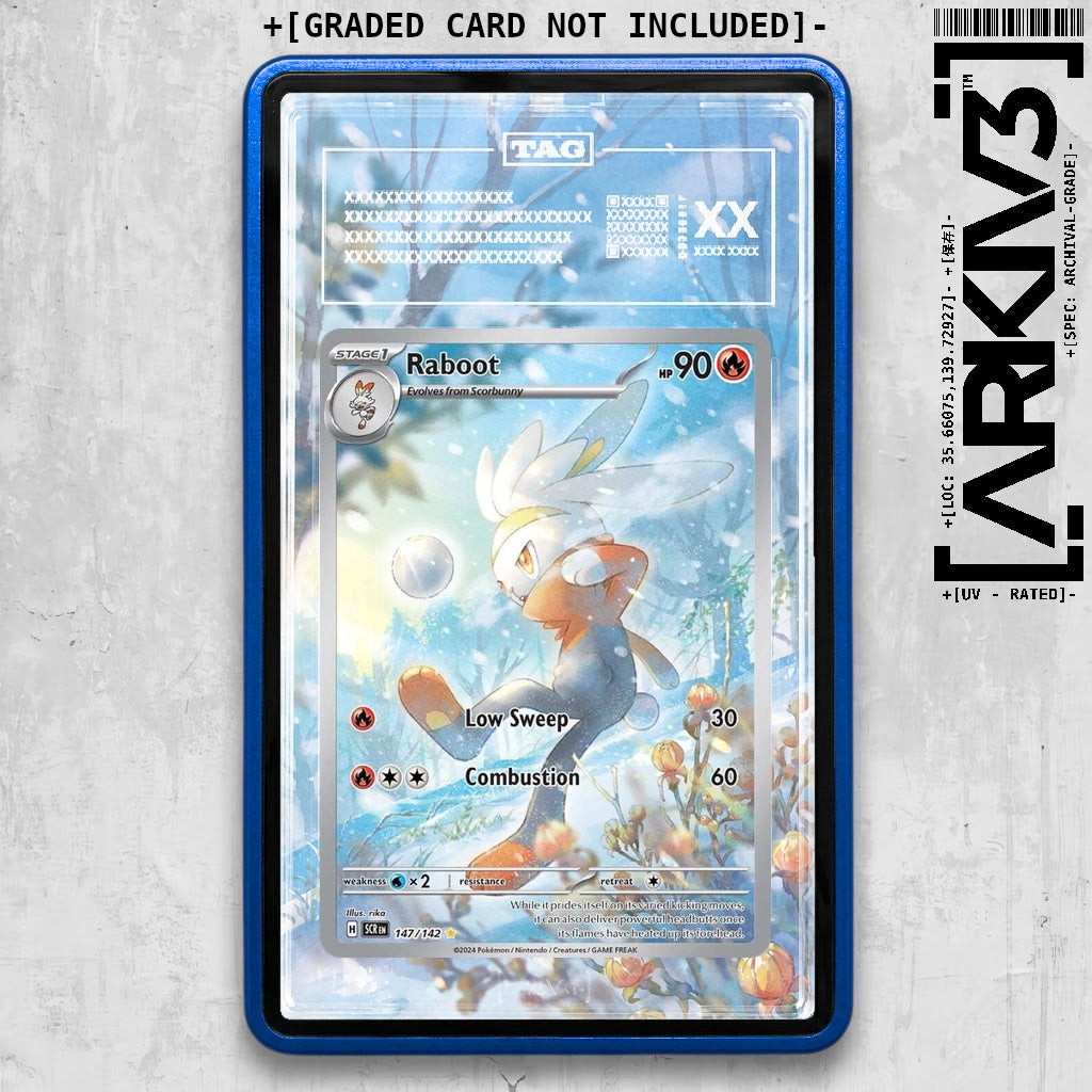 ARKIV3 TAG graded front - Blue