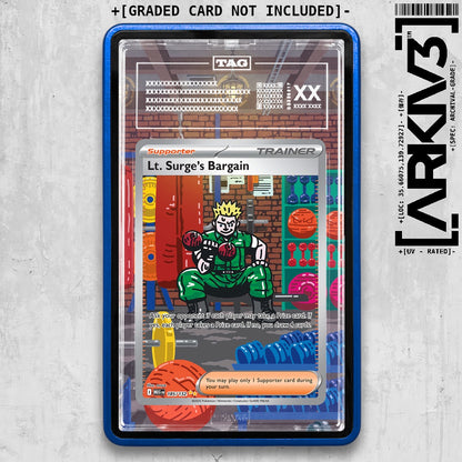 ARKIV3 TAG graded front - Blue