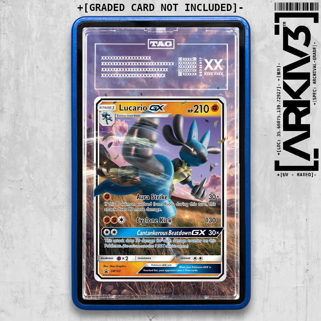 ARKIV3 TAG graded front - Blue