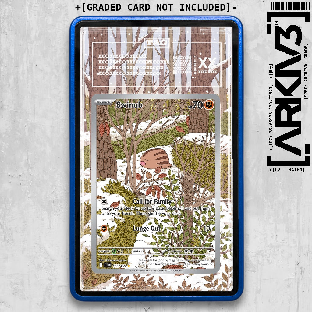 ARKIV3 TAG graded front - Blue