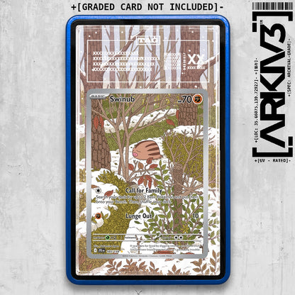 ARKIV3 TAG graded front - Blue