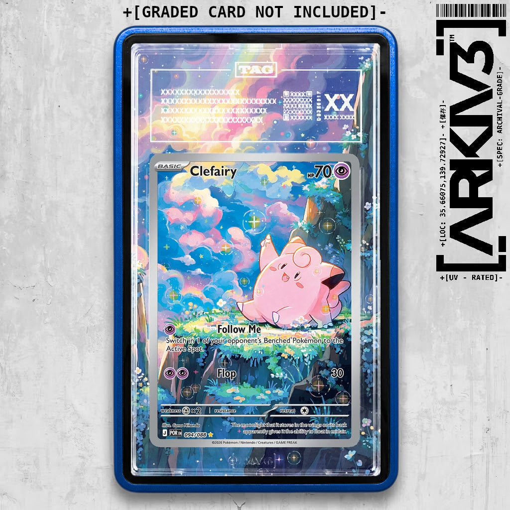 ARKIV3 TAG graded front - Blue