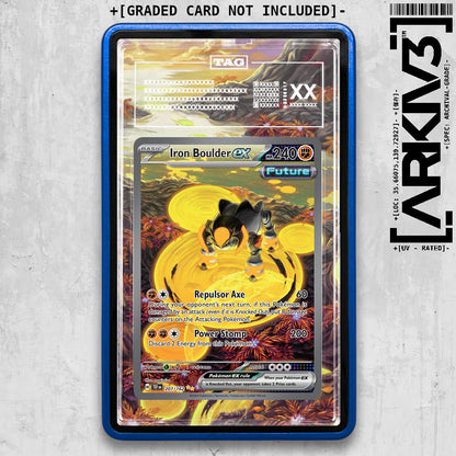 ARKIV3 TAG graded front - Blue