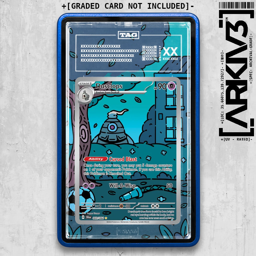 ARKIV3 TAG graded front - Blue