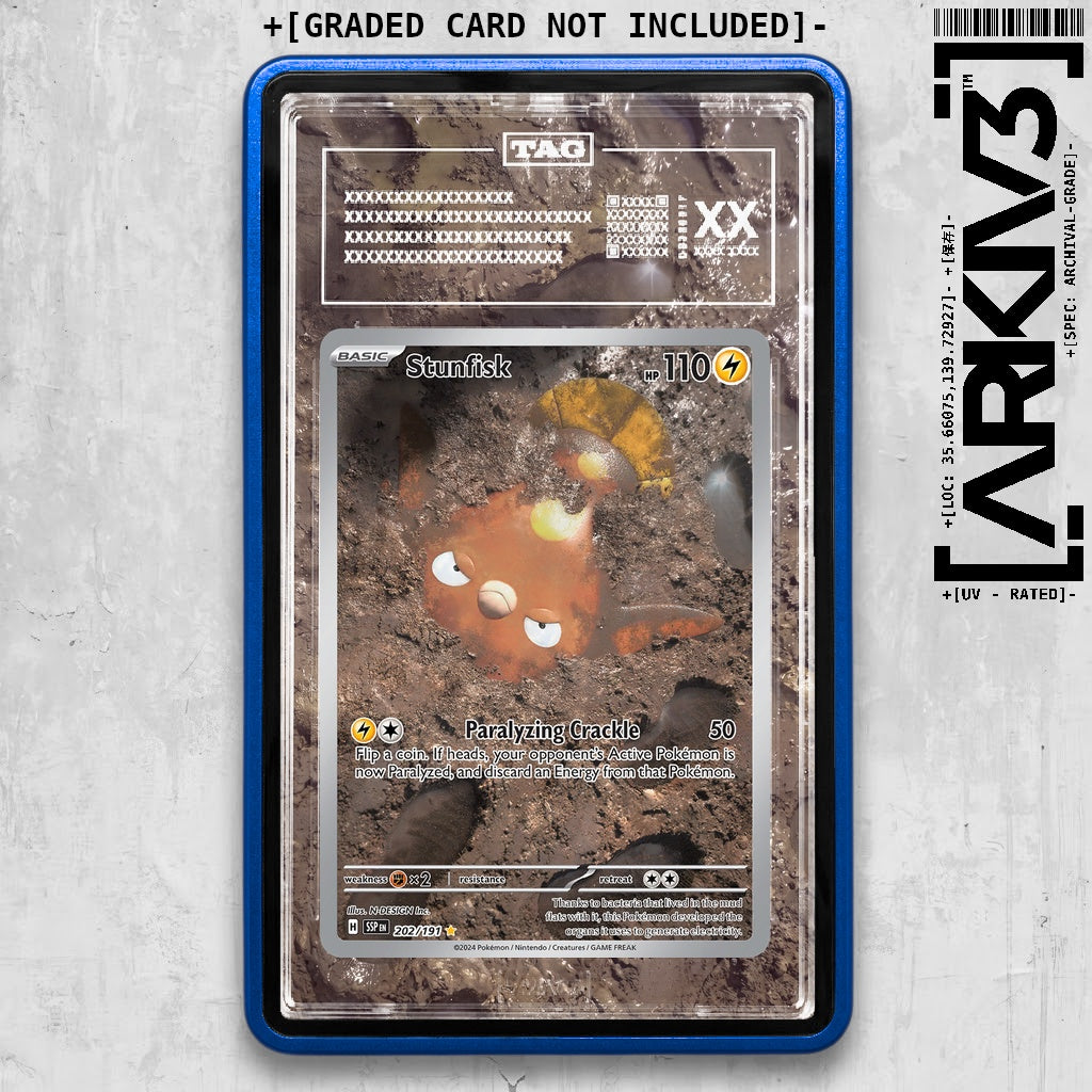 ARKIV3 TAG graded front - Blue