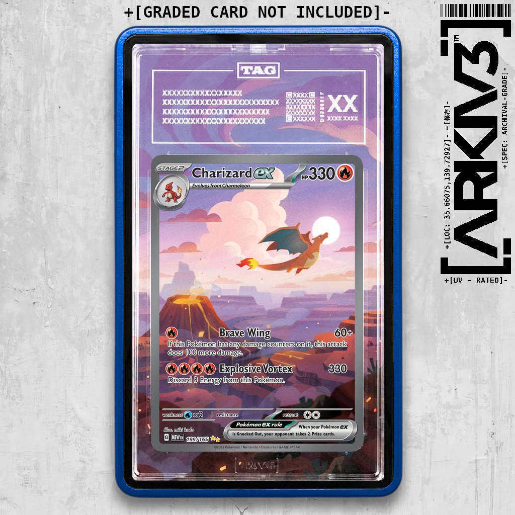 ARKIV3 TAG graded front - Blue
