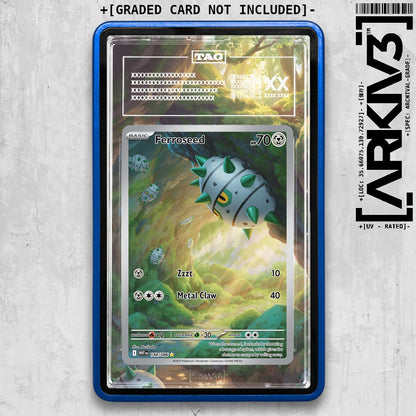 ARKIV3 TAG graded front - Blue